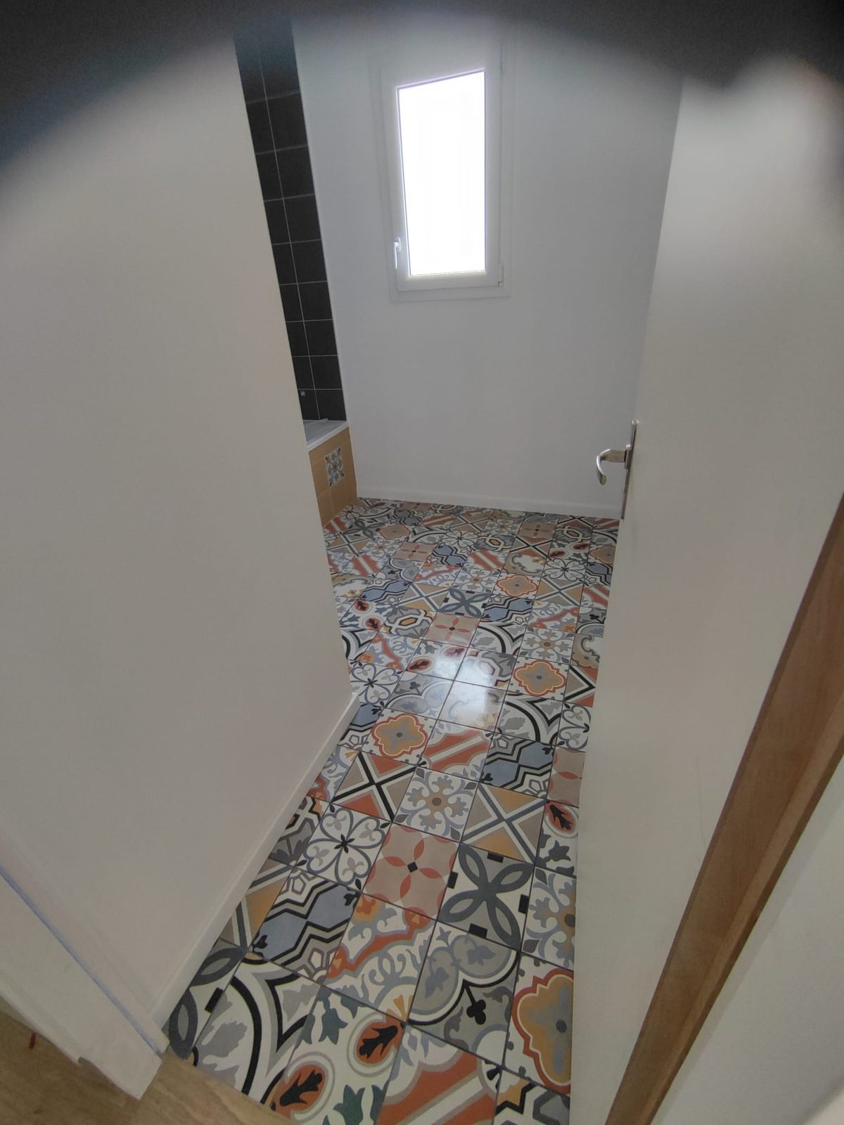 Salle de bain carreaux de ciment